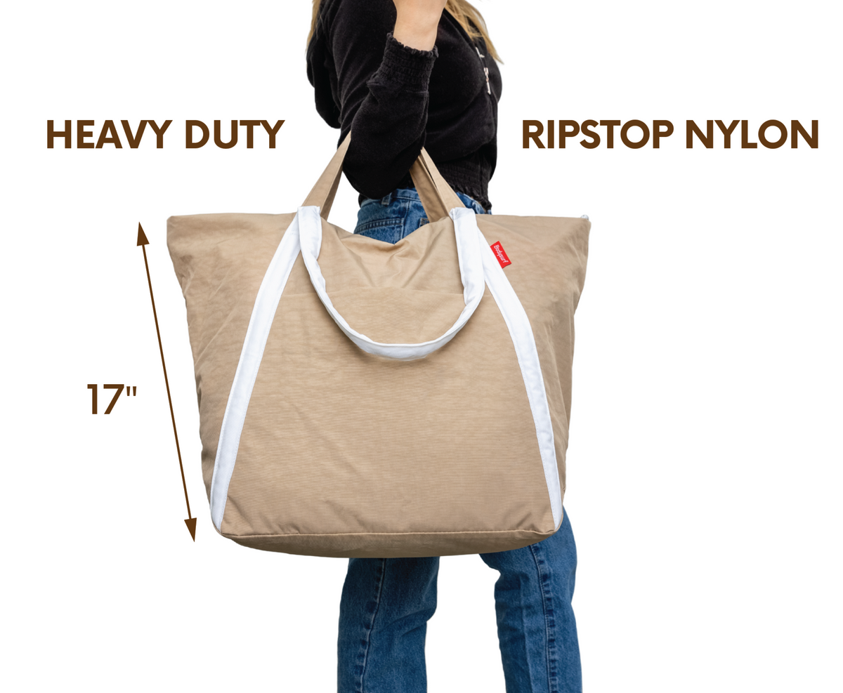 Extra Large Ripstop Nylon Waterproof Beach Bag