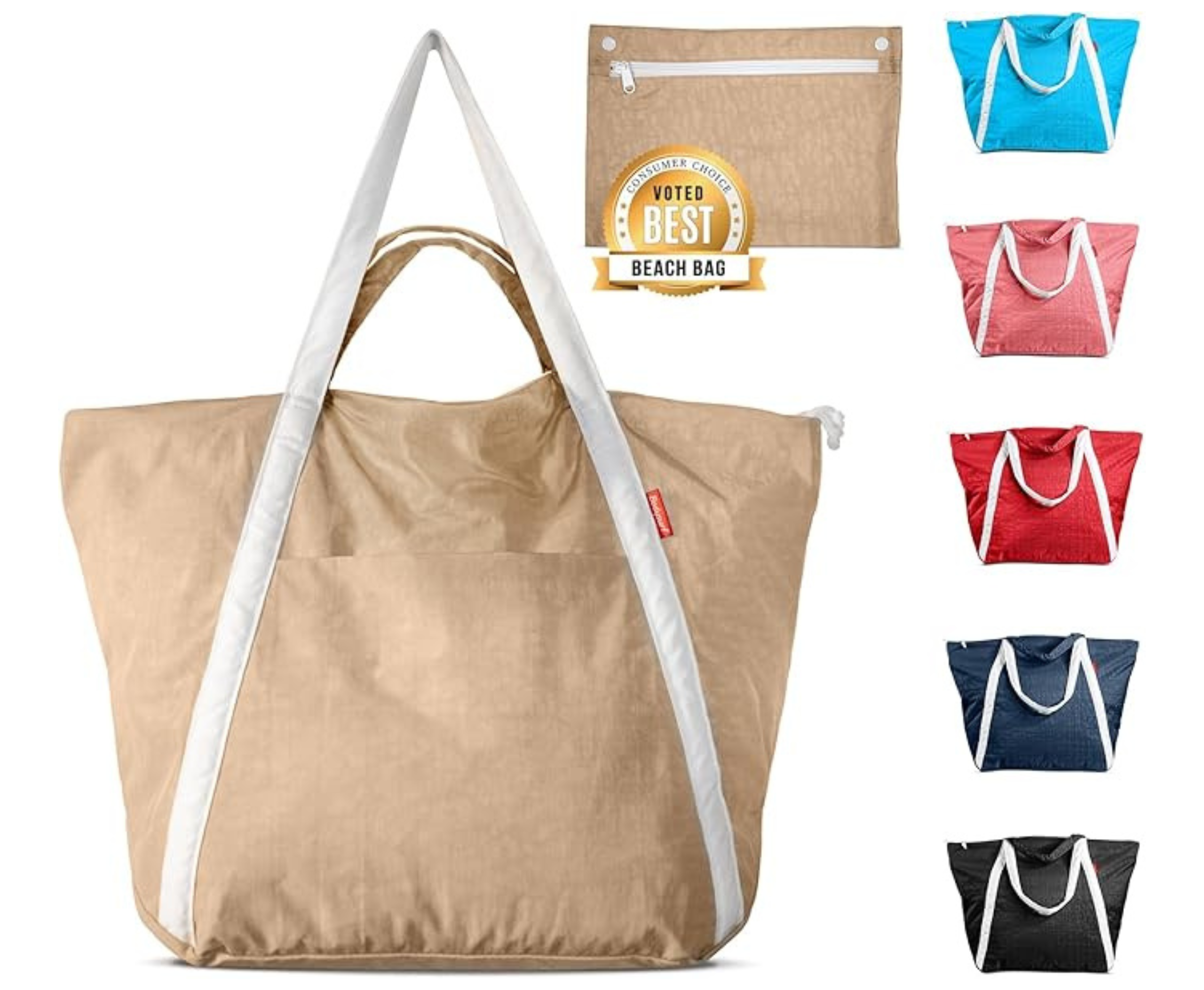 Zip top beach bag hotsell