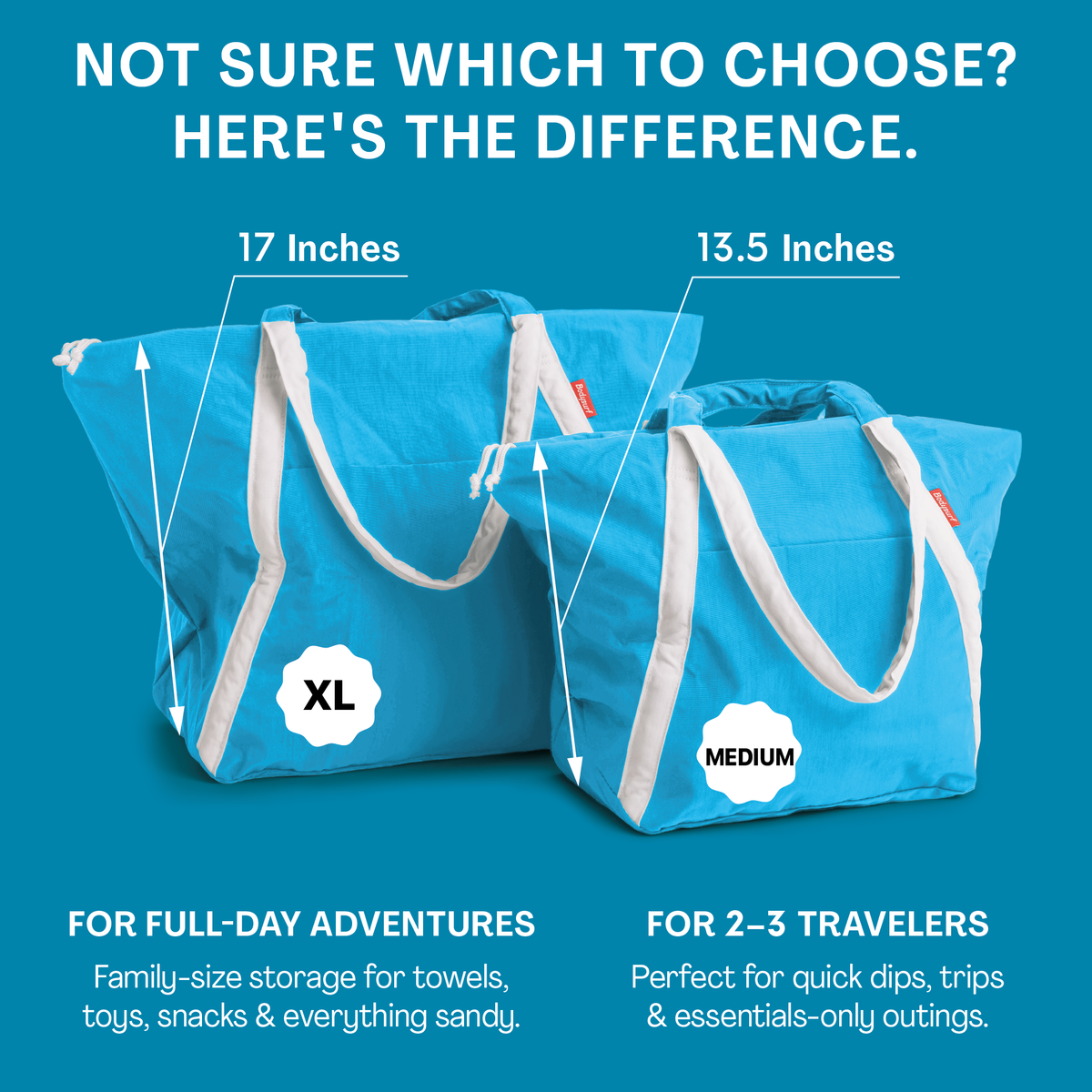 Extra Large Ripstop Nylon Waterproof Beach Bag