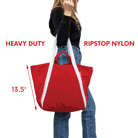 Ripstop Nylon Waterproof Beach Bag Red Bodysurf