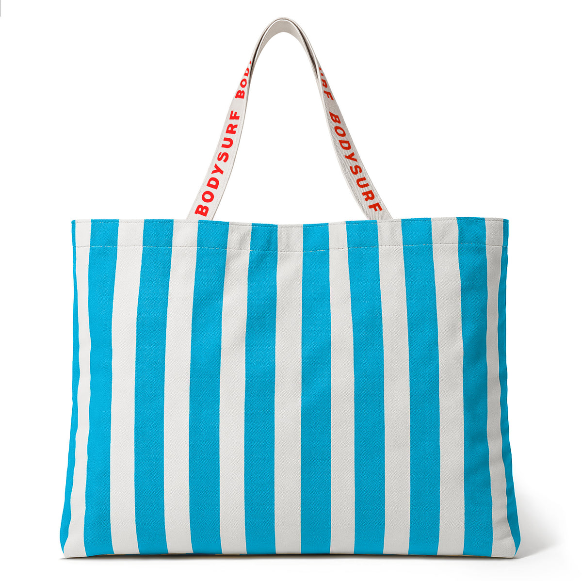 Organic Cotton Canvas Tote Bag with Aesthetic Striped Design