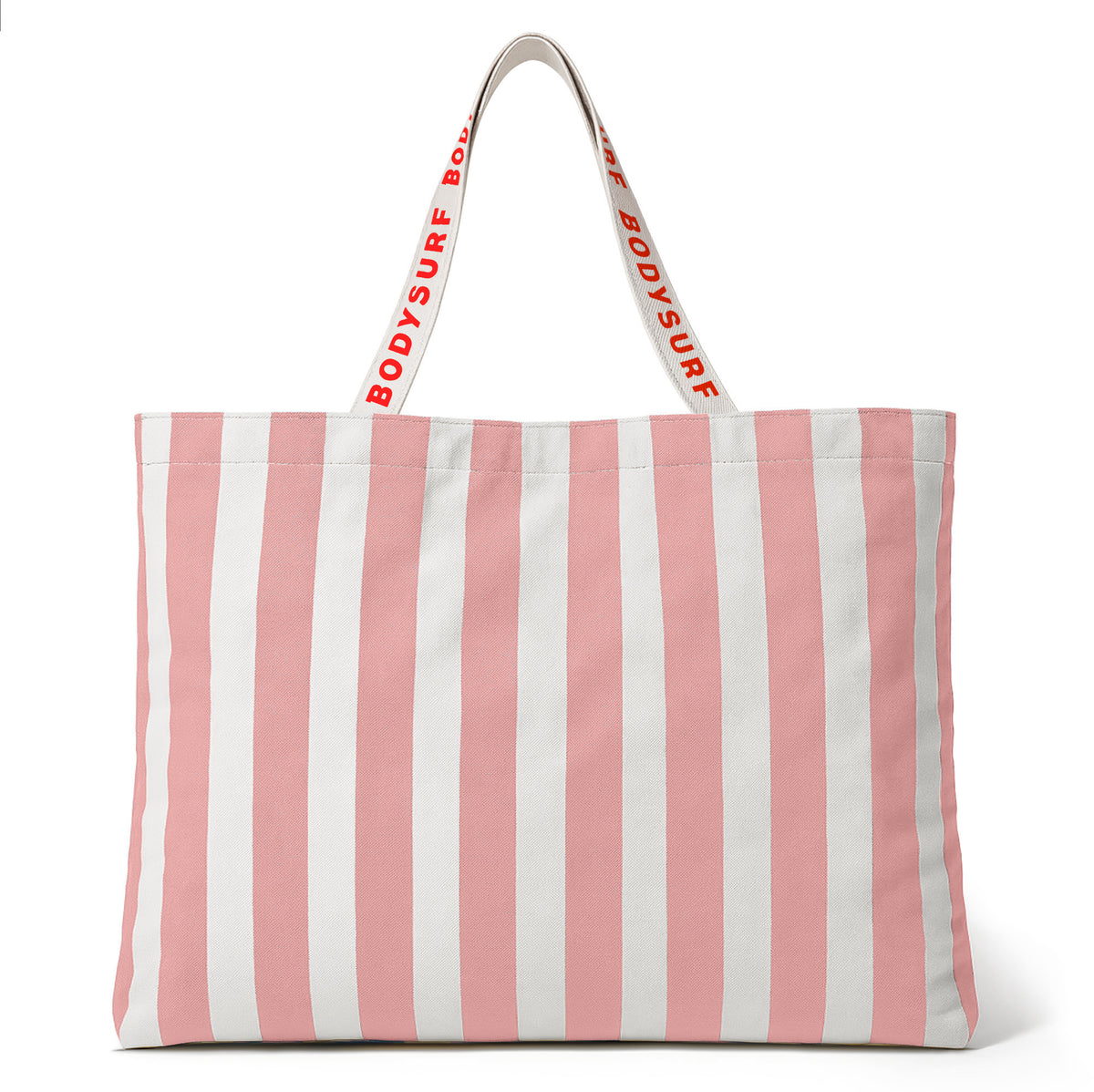 Organic Cotton Canvas Tote Bag with Aesthetic Striped Design