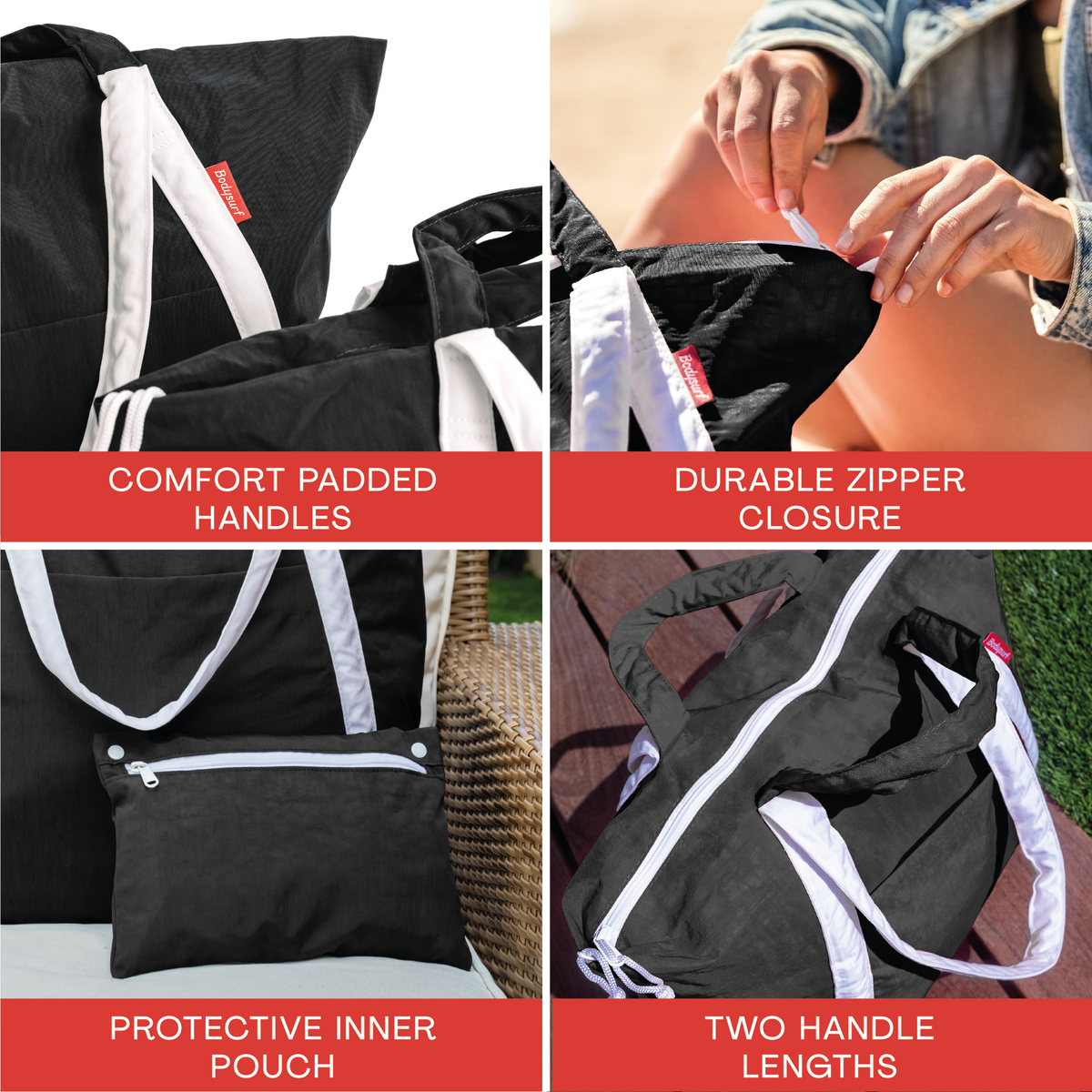 Extra Large Ripstop Nylon Waterproof Beach Bag